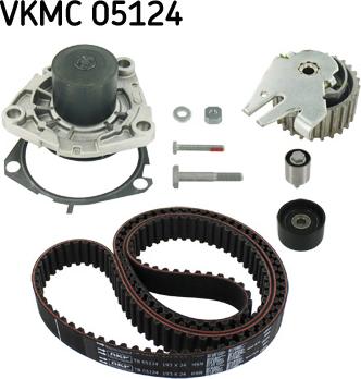 SKF VKMC 05124 - Водяной насос + комплект зубчатого ремня ГРМ autobalta.com