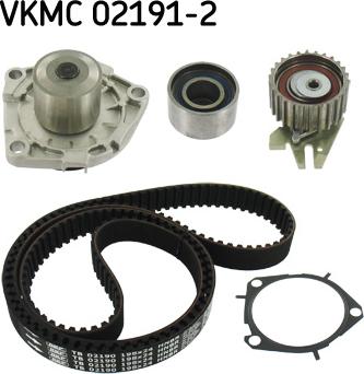 SKF VKMC 02191-2 - Водяной насос + комплект зубчатого ремня ГРМ autobalta.com