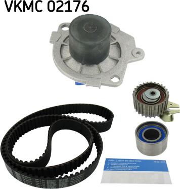 SKF VKMC 02176 - Водяной насос + комплект зубчатого ремня ГРМ autobalta.com