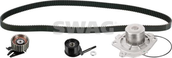 Swag 33 10 3638 - Водяной насос + комплект зубчатого ремня ГРМ autobalta.com