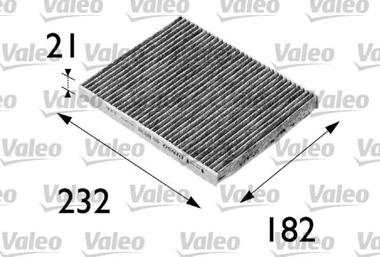 Valeo 698692 - Фильтр воздуха в салоне autobalta.com