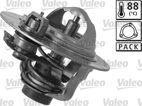 Valeo 820191 - Термостат охлаждающей жидкости / корпус autobalta.com