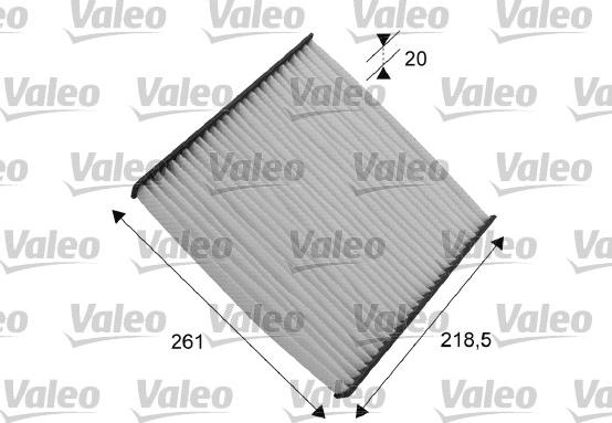 Valeo 715552 - Фильтр воздуха в салоне autobalta.com