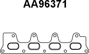 Veneporte AA96371 - Прокладка, труба выхлопного газа autobalta.com
