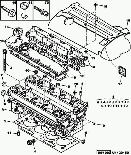 Lancia 0249.A5 - Прокладка, крышка головки цилиндра autobalta.com