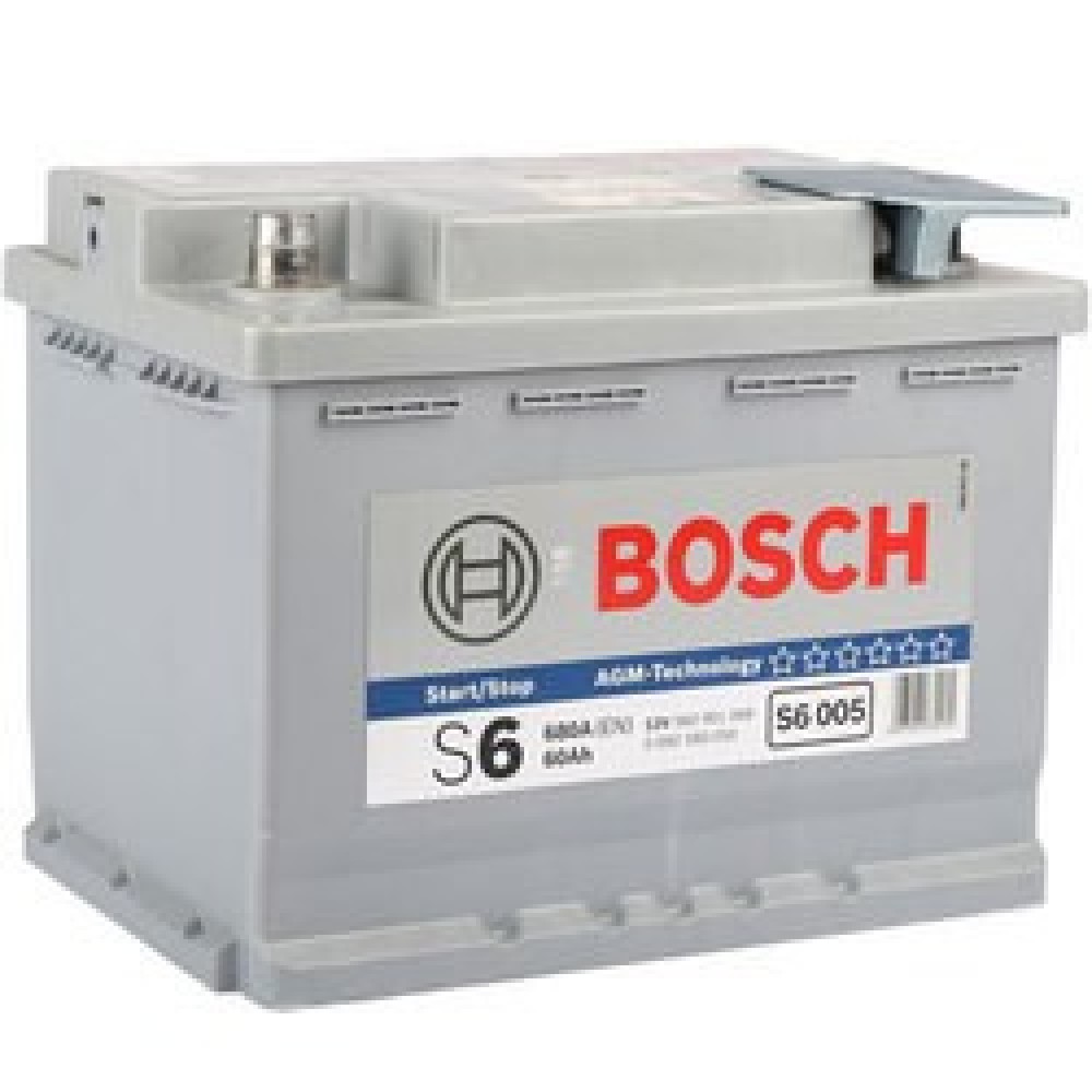 Bosch S6005 60A/h, 680A  AGM