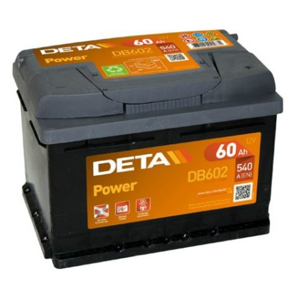 DETA POWER DB-602 12V/60Ah/540A AKB 242x175x175