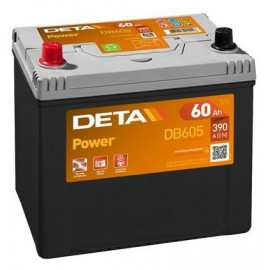 DETA POWER DB-605 12V/60Ah/390A AKB 230x172x220 +/-