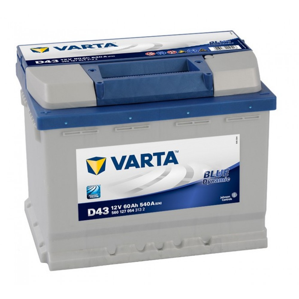 VARTA D43 BLUE Dynamic 560127054 60Ah 540A
