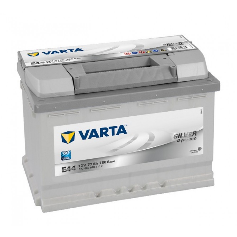 VARTA E44 SILVER Dynamic 577400078 77Ah 780A